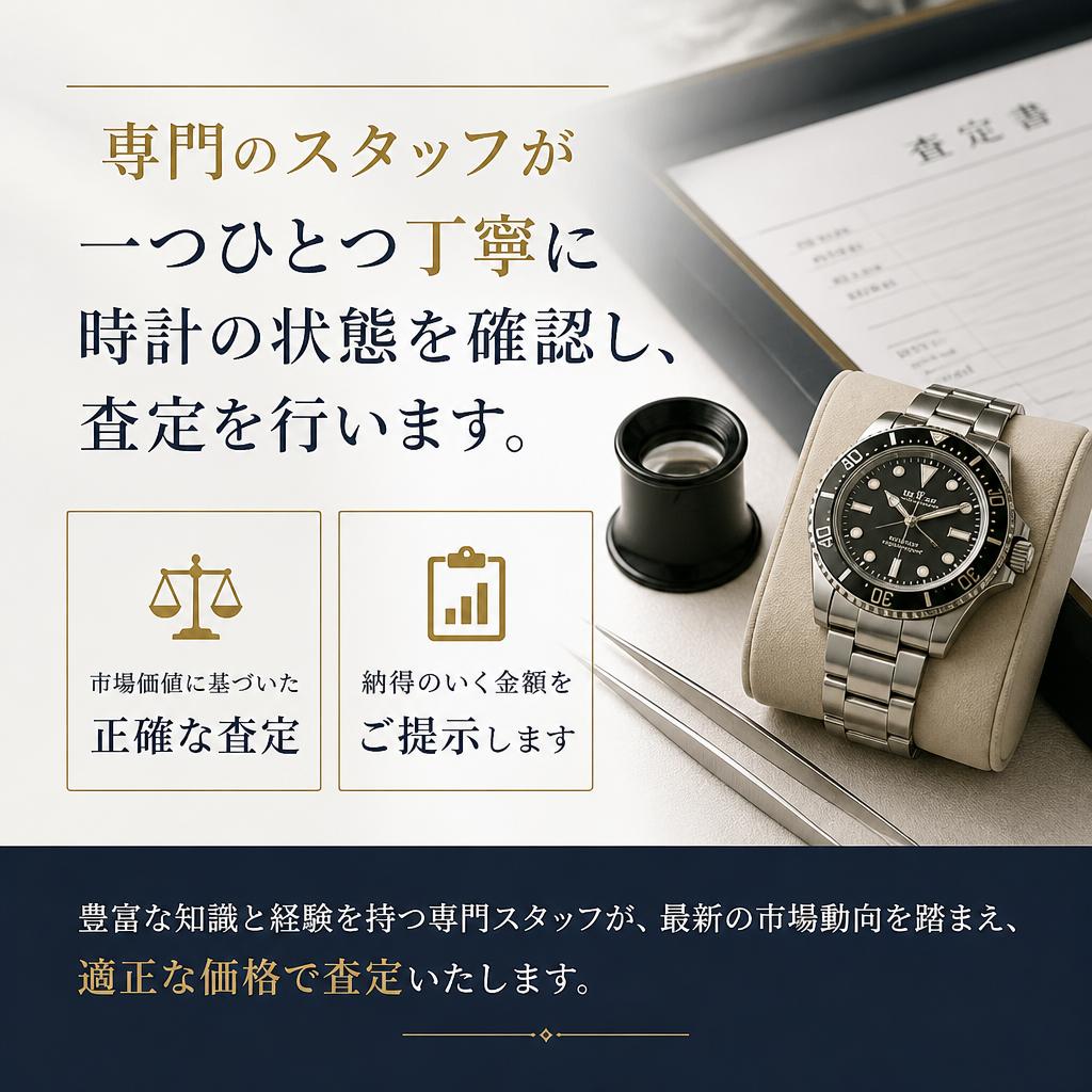 高価買取を実現する査定の流れ