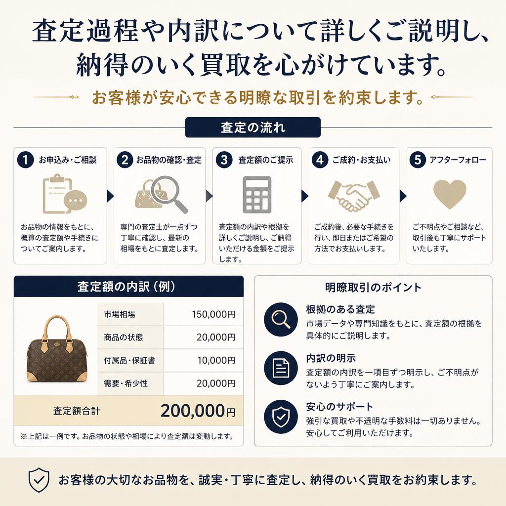 質屋買取の透明性