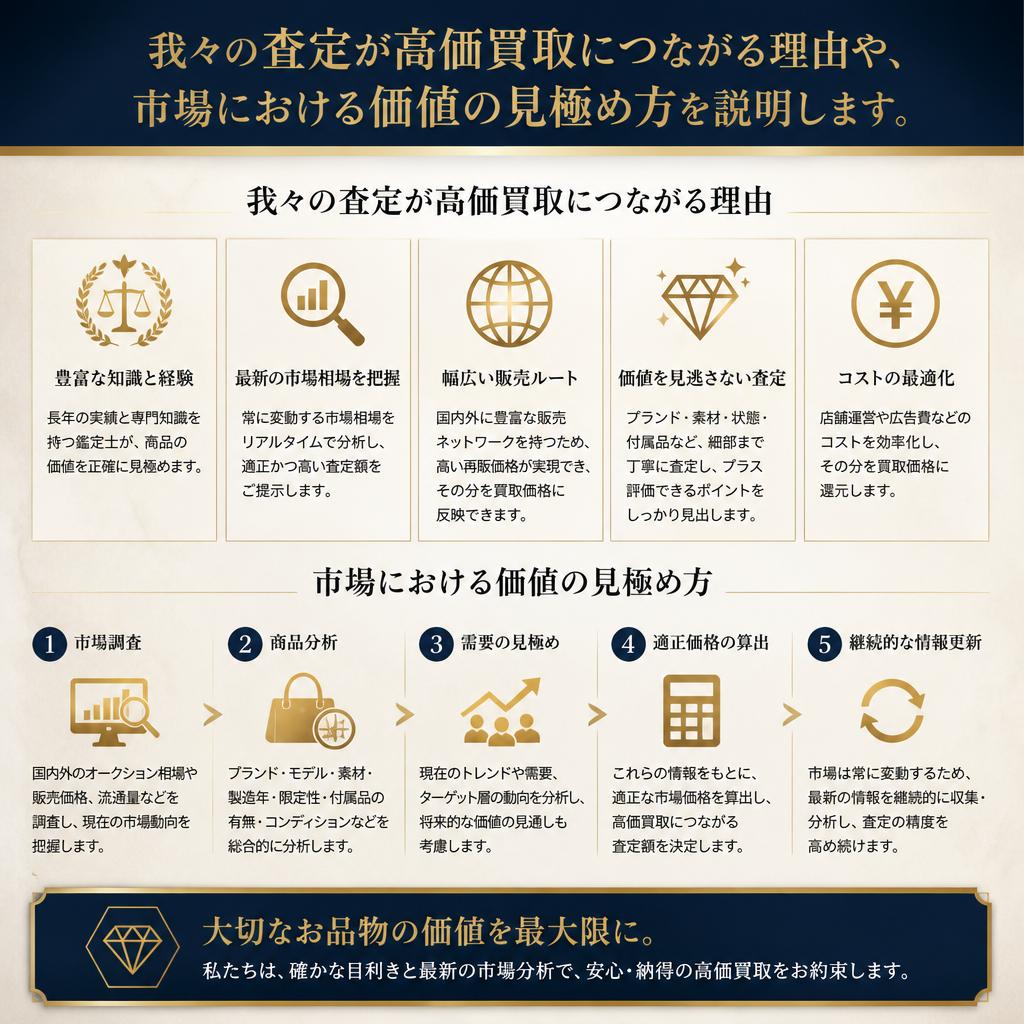 高価買取の理由とは？