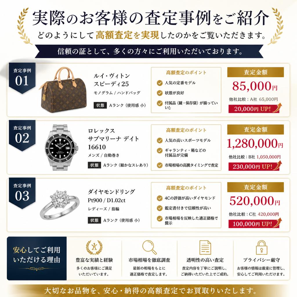 実績ある査定事例