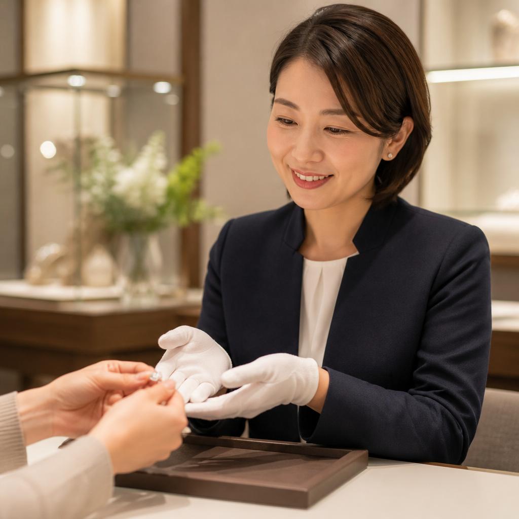 女性店長が迎える、思い出のダイヤモンドを安心買取。