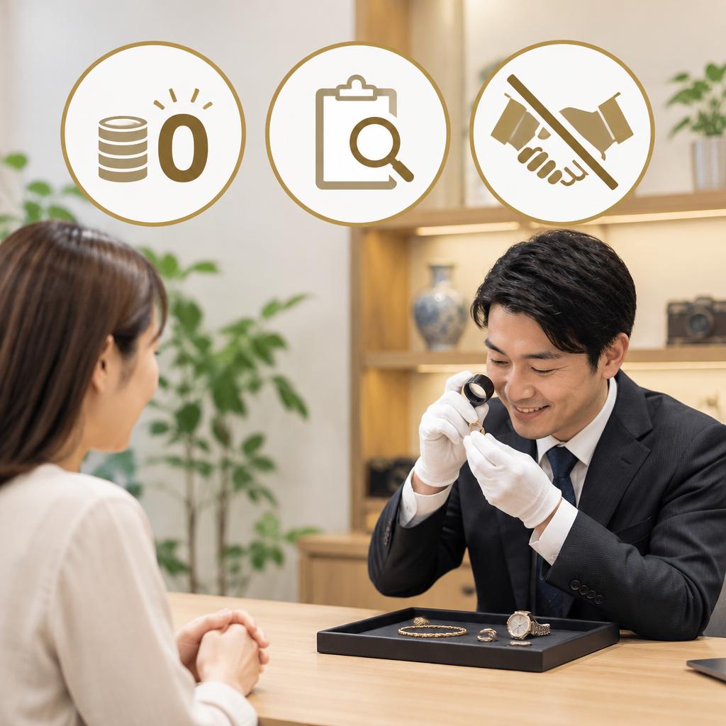 査定だけでも歓迎。金額を聞いてから売却を決められます