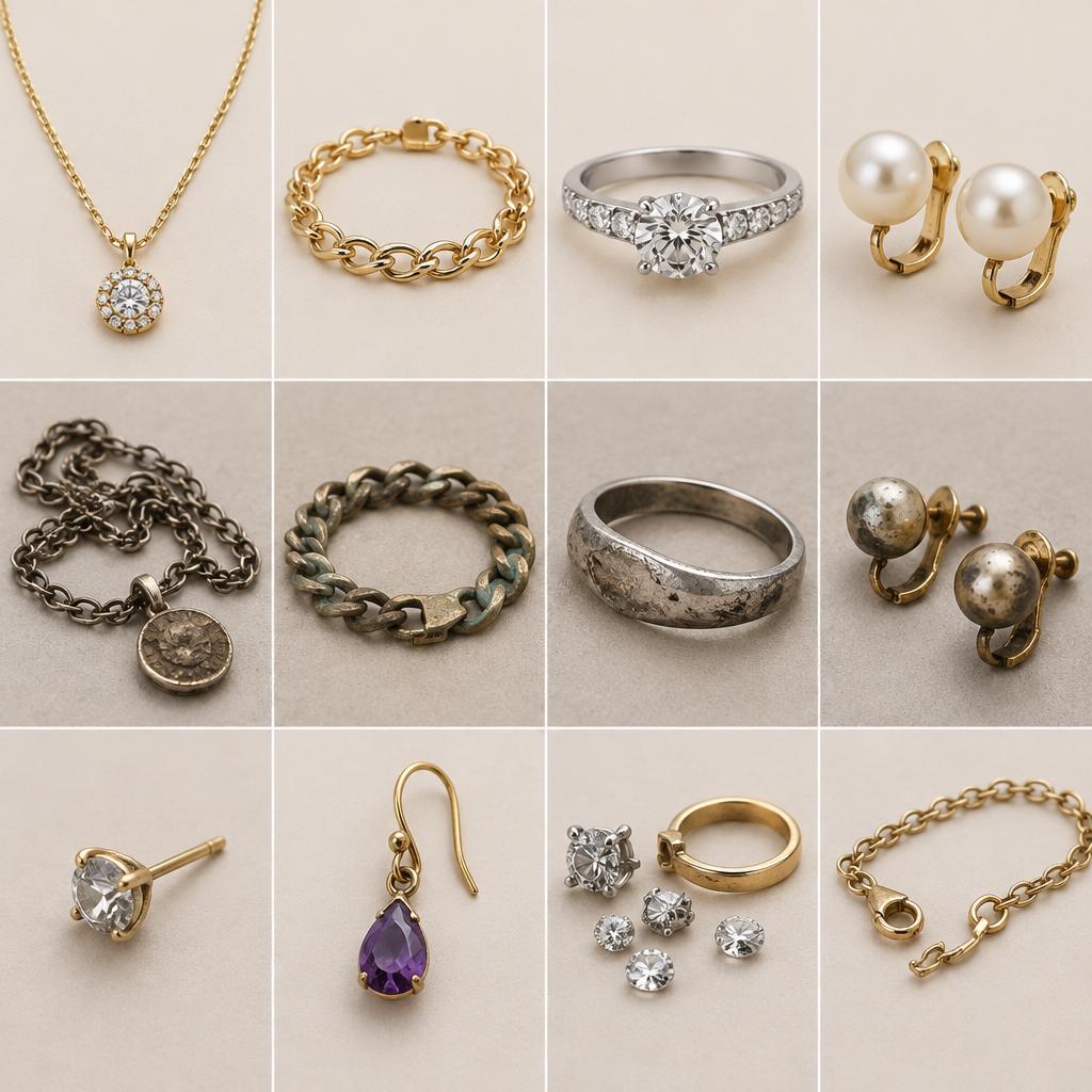 金やプラチナだけじゃない。こんなメッキアクセサリーもご相談ください
